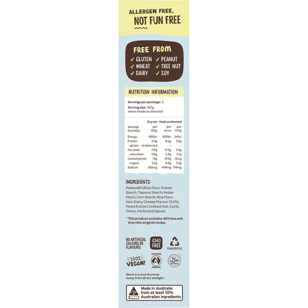 Well & Good - Cheesy Mac Traditional Cheddar Flavour 110g