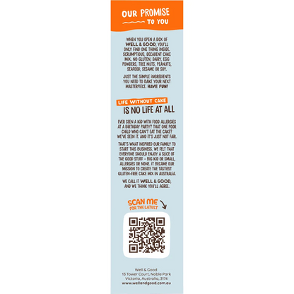 Well & Good - Chocolate Chip Cookie Mix 400g