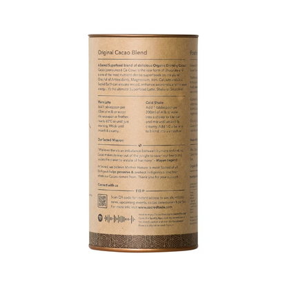 Sacred Taste - Organic Drinking Cacao (Original Cacao Blend) Earth 250g