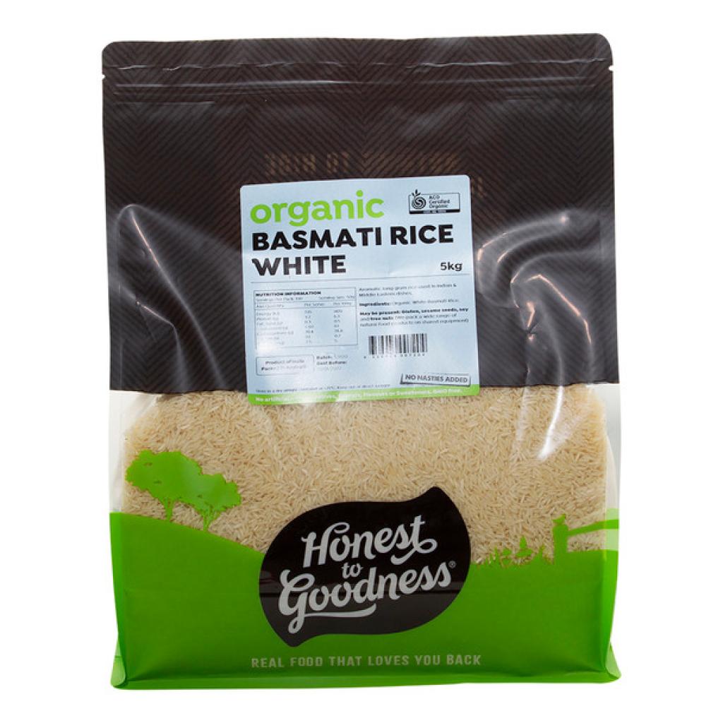 Honest to Goodness - Organic White Basmati Rice 5kg