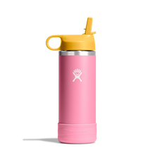 Hydro Flask - 8 Oz Kids Wide Mouth Straw Cap And Boot Dahlia