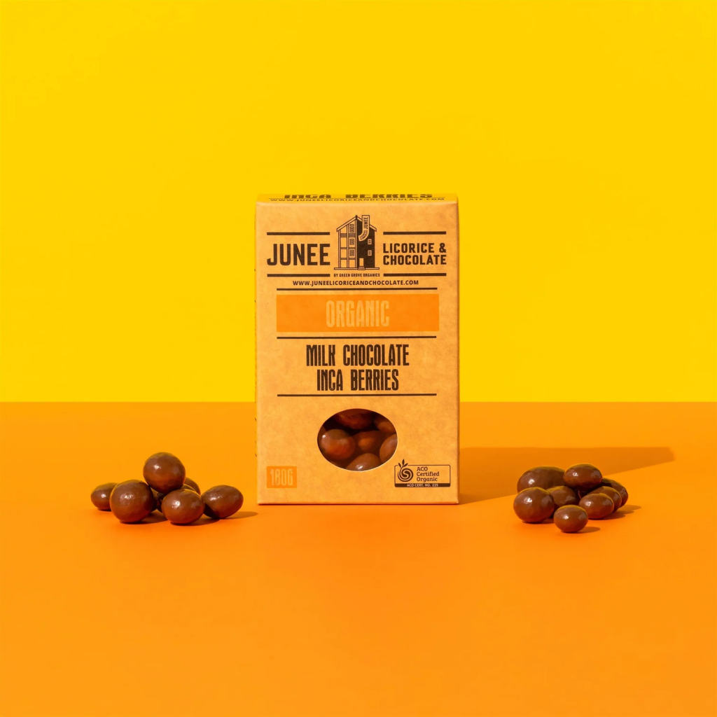 Junee - Milk Chocolate Inca Berries 180g