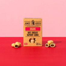 Junee - White Chocolate Raspberry Licorice 180g