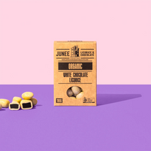 Junee - White Chocolate Coated Licorice 180g