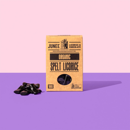 Junee - Organic Spelt Licorice 180g