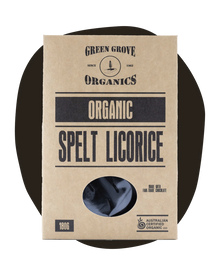 Junee - Organic Spelt Licorice 180g
