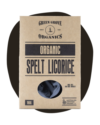 Junee - Organic Spelt Licorice 180g