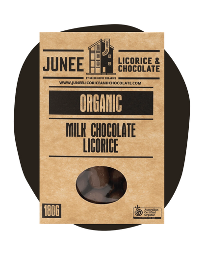 Junee - Milk Chocolate Coated Licorice 180g
