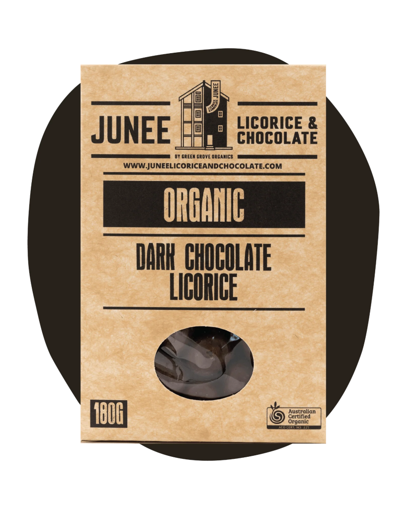 Junee - Dark Chocolate Coated Licorice 180g
