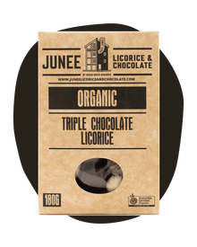 Junee - Triple Chocolate Coated Licorice 180g