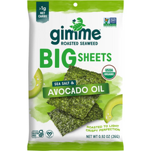 Gimme - Roasted Seaweed Big Sheets Sea Salt & Avocado Oil 26g