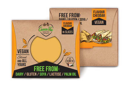 Green Vie - Cheddar Slices 180g