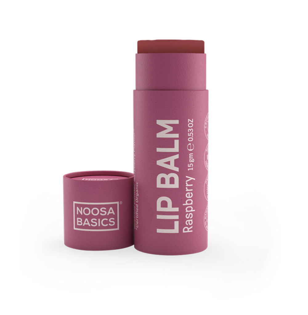 Noosa Basics - Organic Lip Balm Raspberry 15g