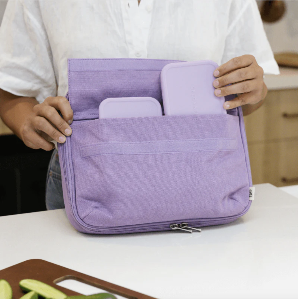 Seed & Sprout - Lavender Crunchcase Lunch Bag 4lt