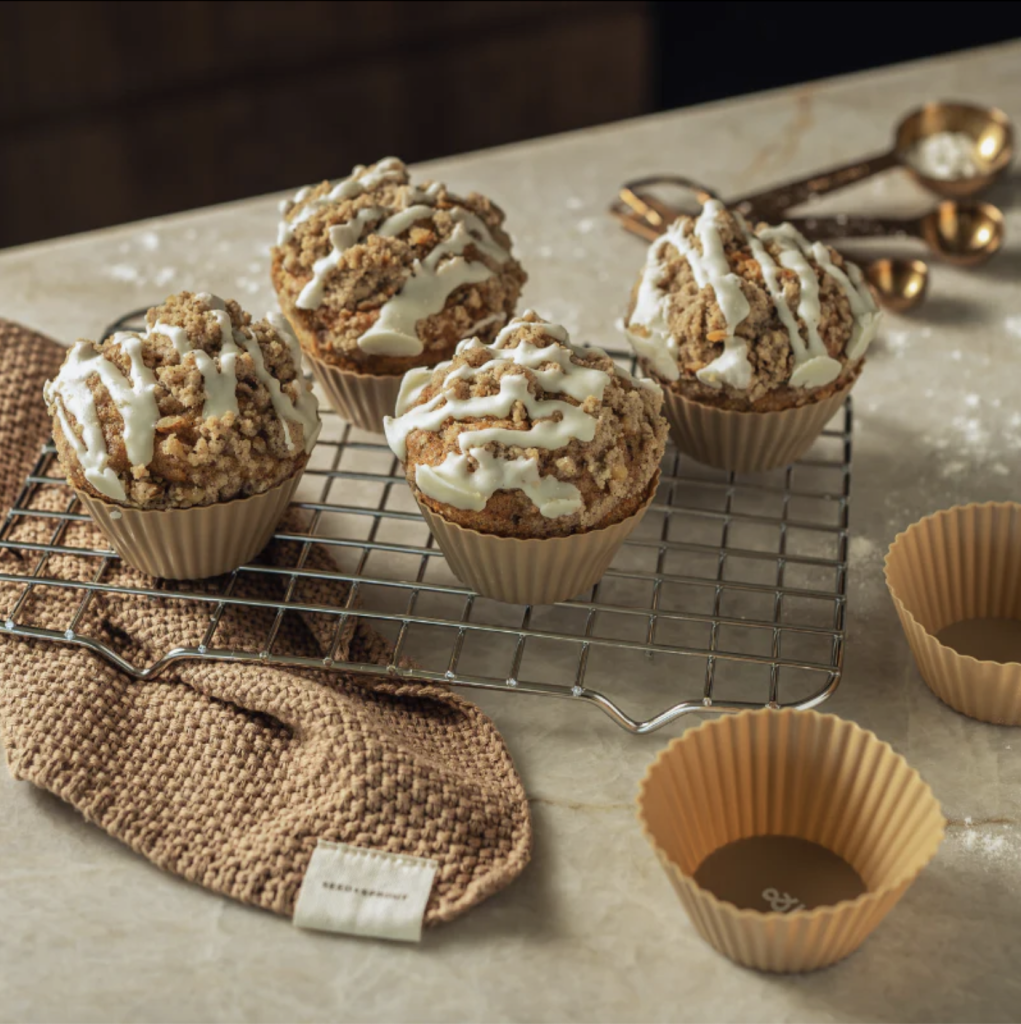 Seed & Sprout - Small Muffin Cups Praline 6pk