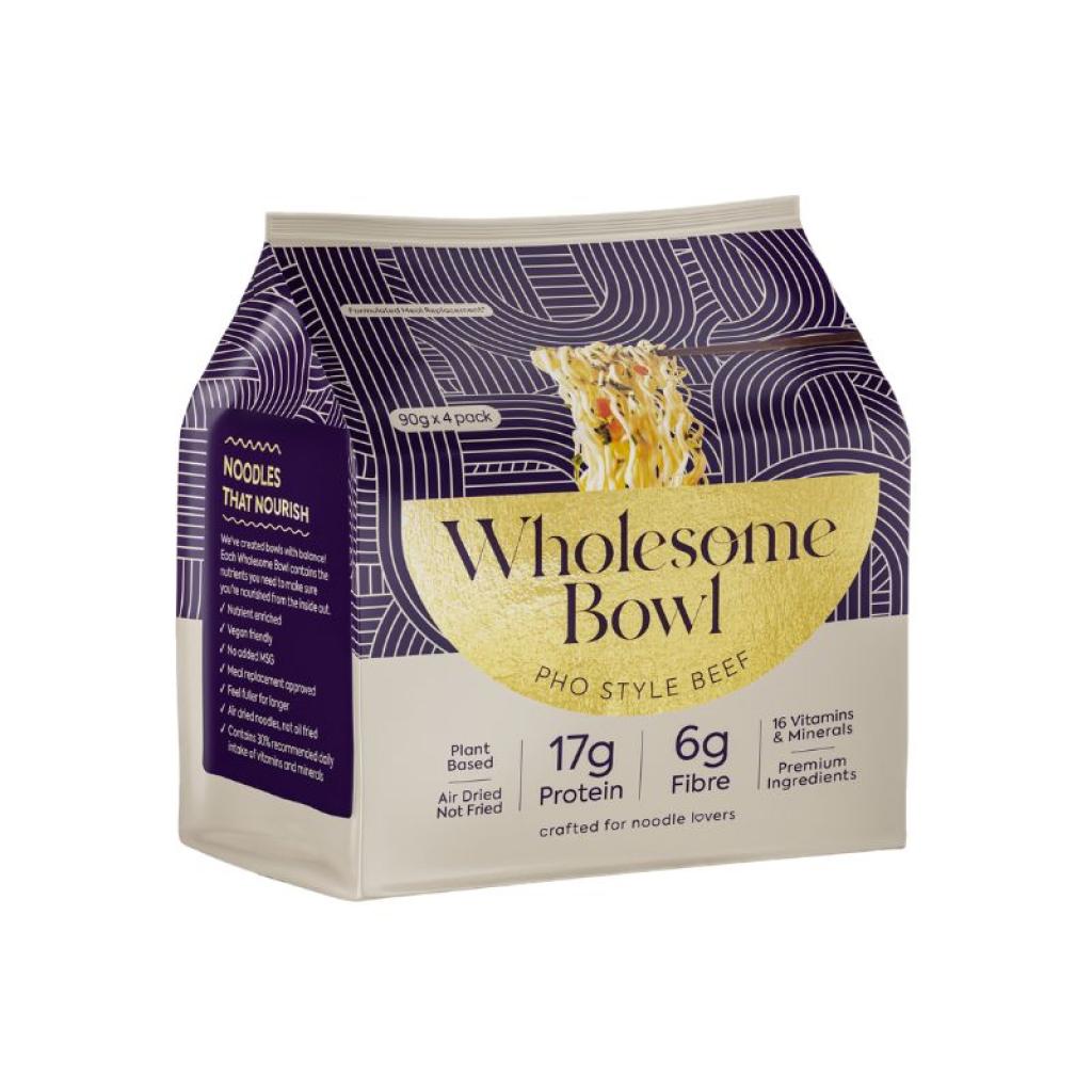 Wholesome Bowl - Pho Style Beef 90g x 4 pack