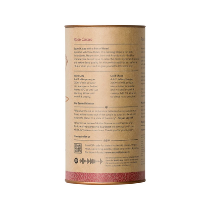 Sacred Taste - Organic Drinking Cacao (Rose Cacao) Love 250g