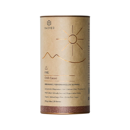 Sacred Taste - Organic Drinking Cacao (Chilli Cacao) Fire 250g