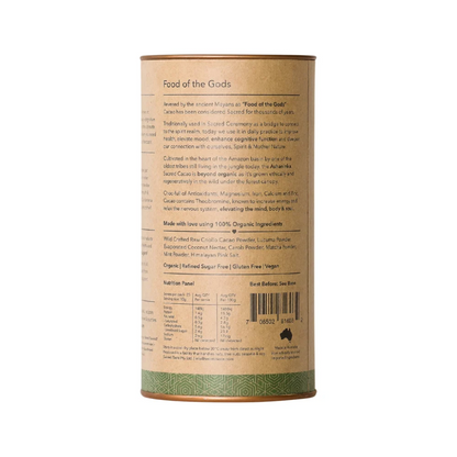 Sacred Taste - Organic Drinking Cacao (Matcha Mint Cacao) Vitality 250g