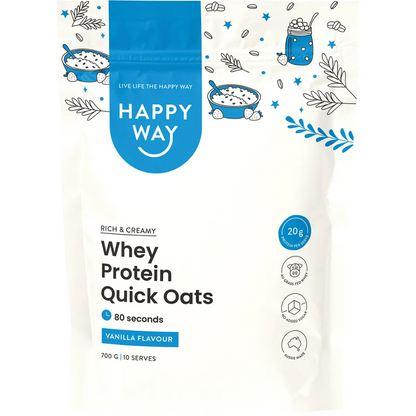 Happy Way - Whey Protein Quick Oats Vanilla 700g