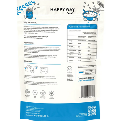 Happy Way - Whey Protein Quick Oats Vanilla 700g