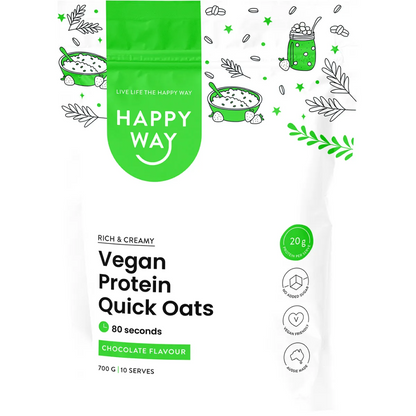Happy Way - Vegan Protein Quick Oats Chocolate 700g