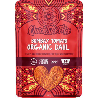Love My Earth - Quick Stix Mix Organic Dahl Bombay Tomato 200g