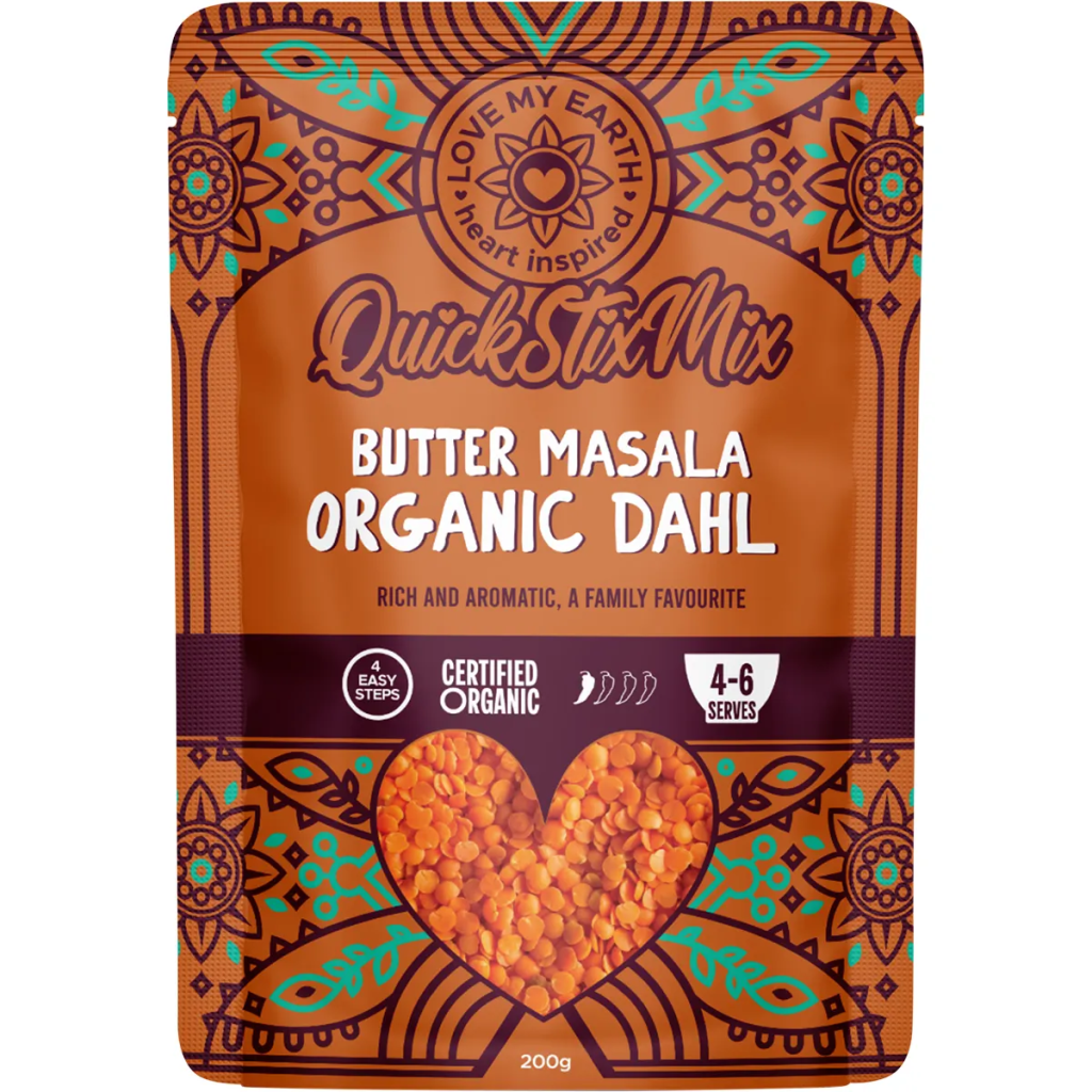 Love My Earth - Quick Stix Mix Organic Dahl Butter Masala 200g