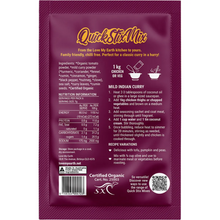 Love My Earth - Quick Stix Mix Organic Recipe Base Mild Indian Curry 45g