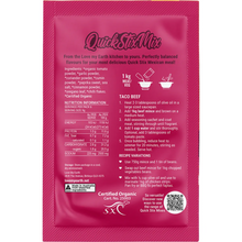 Love My Earth - Quick Stix Mix Organic Recipe Base Taco 55g
