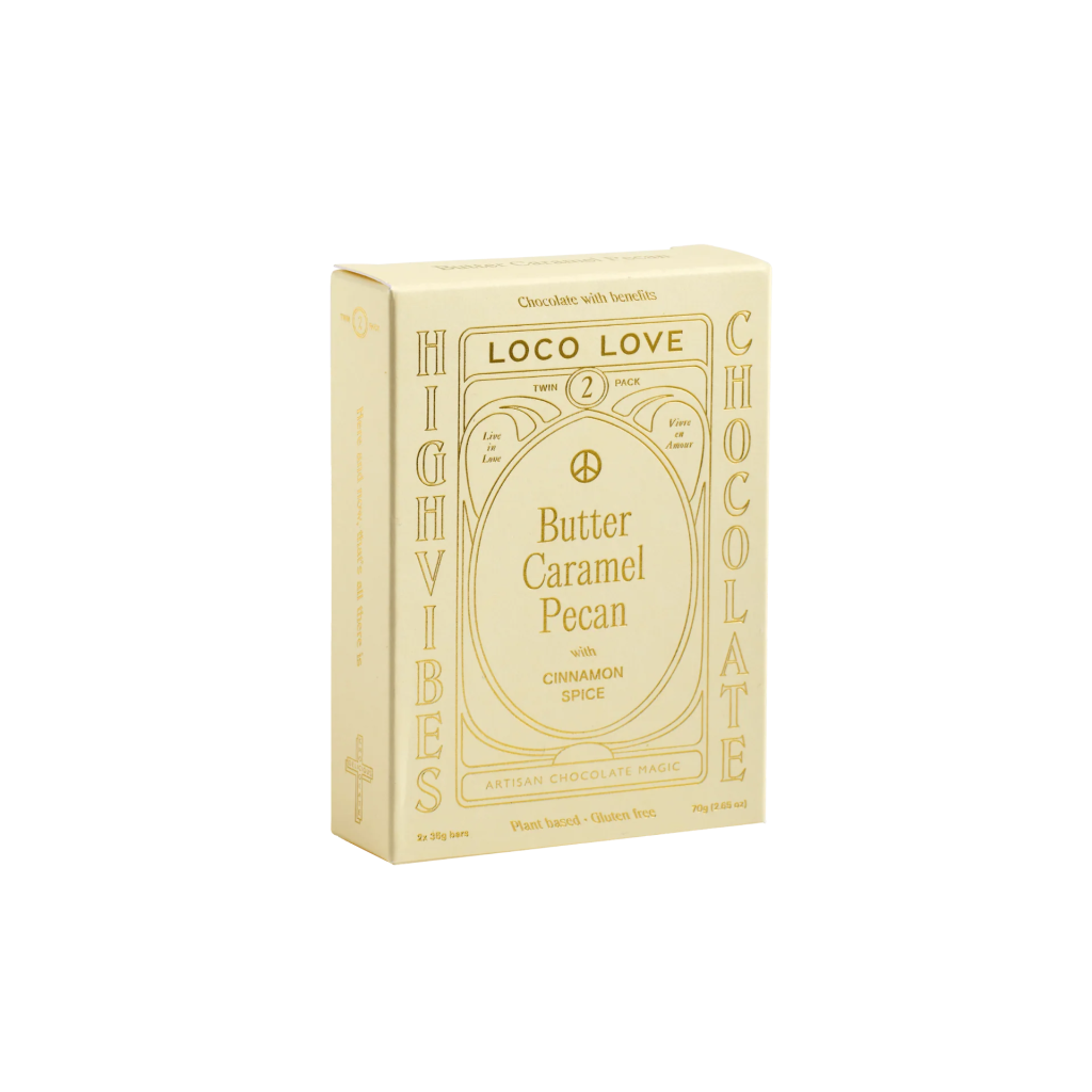 Loco Love - Butter Caramel Pecan Twin Pack 70g