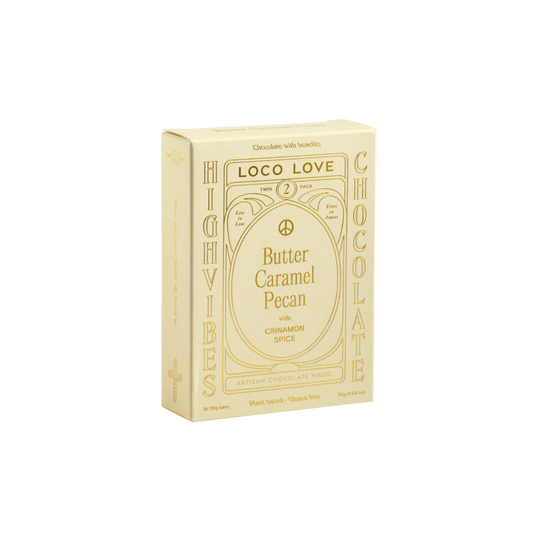Loco Love - Butter Caramel Pecan Twin Pack 70g