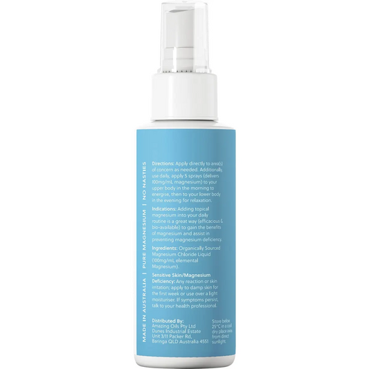 Amazing Oils - Magnesium Daily Spray Pure Magnesium Oil 125ml