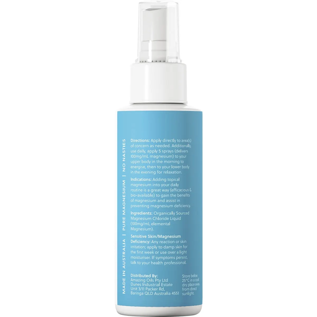 Amazing Oils - Magnesium Daily Spray Pure Magnesium Oil 125ml