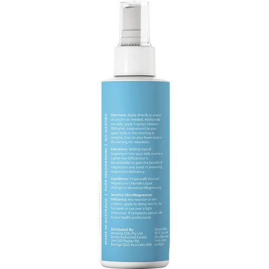Amazing Oils - Magnesium Daily Spray Pure Magnesium Oil 200ml