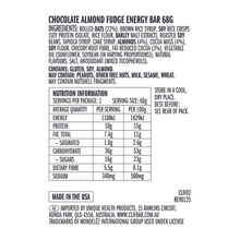 CLIF - Energy Bar Chocolate Almond Fudge 68g