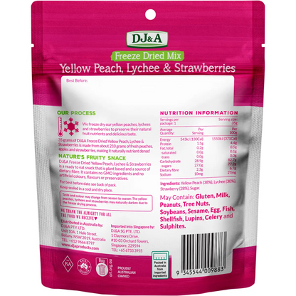 DJ&A - Yellow Peach, Lychee & Strawberries 35g