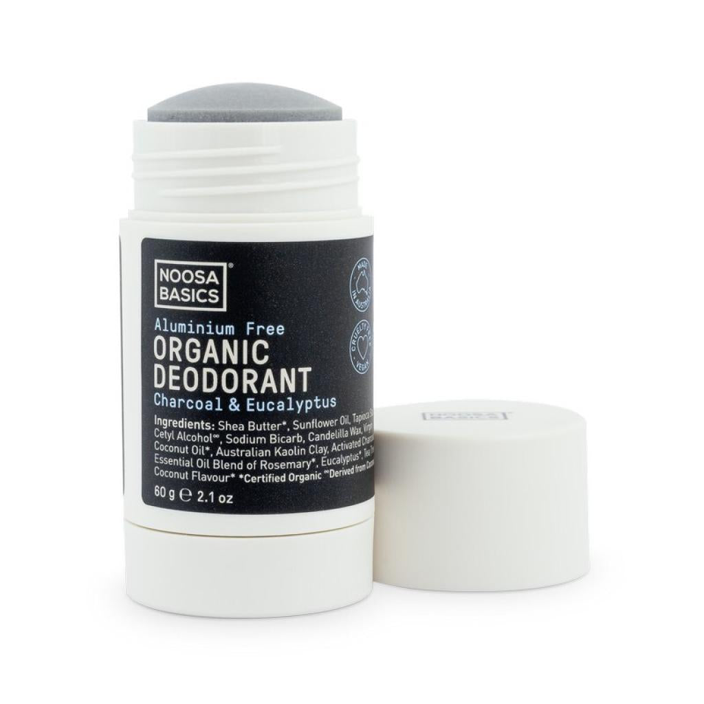 Noosa Basics - Deodorant Stick - Charcoal & Eucalyptus 60g