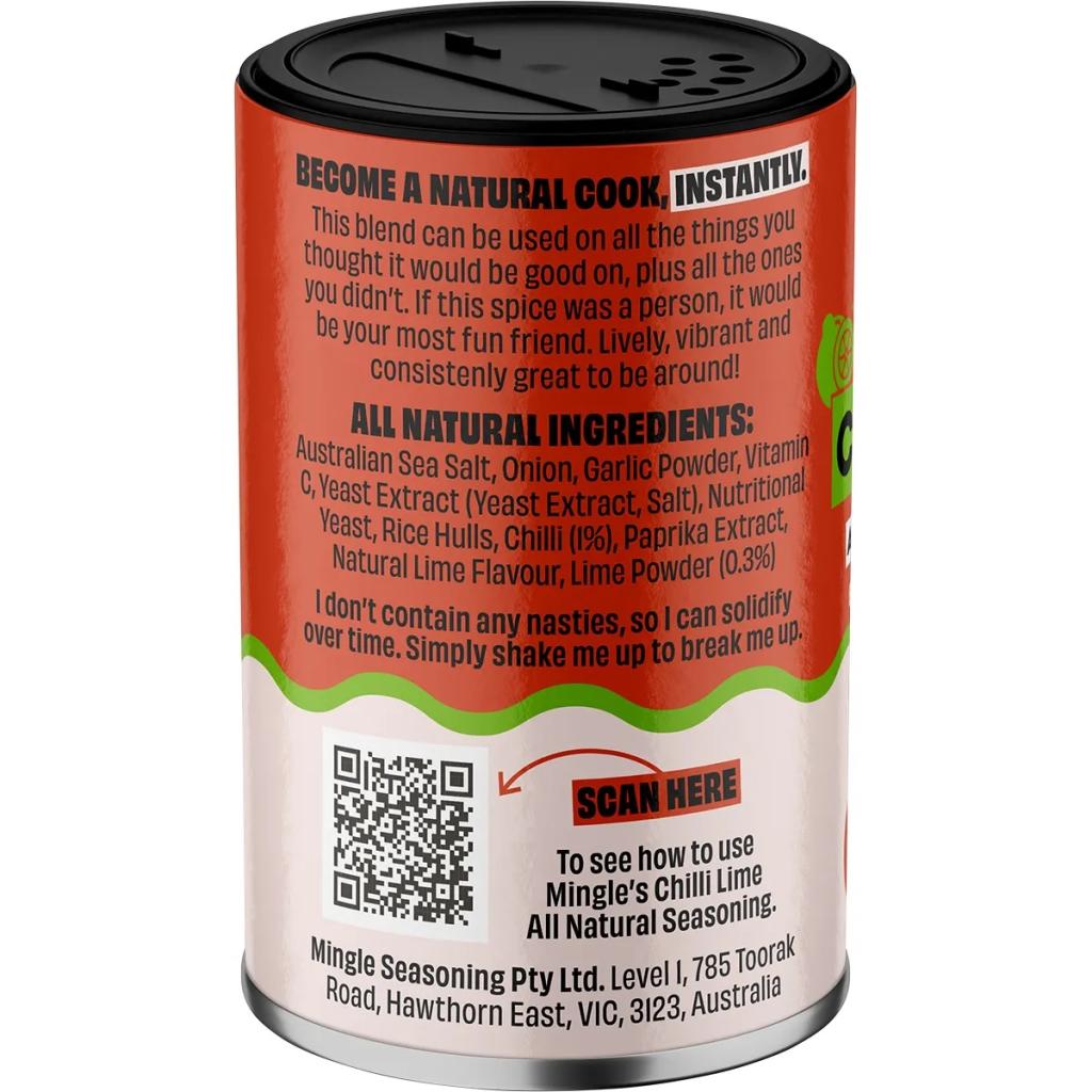 Mingle - Chilli & Lime All Natural Seasoning 50g
