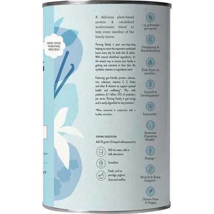 Nutra Organics - Thriving Family Protein Smooth Vanilla 450g