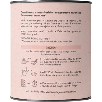Nutra Organics - Gutsy Gummies Strawberry 300g