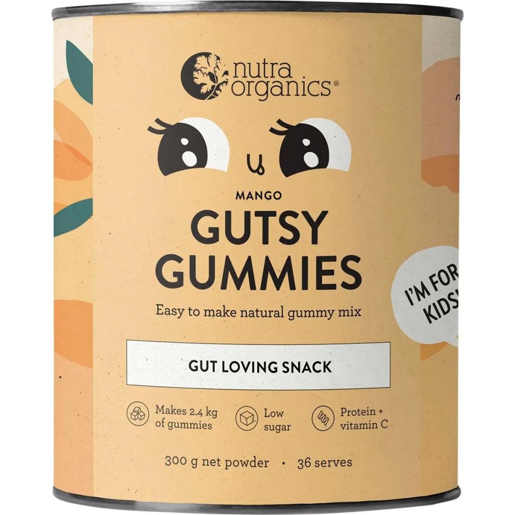 Nutra Organics - Gutsy Gummies Mango 300g