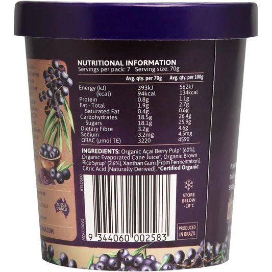 Raw Amazonia - Acai Sorbet 500g