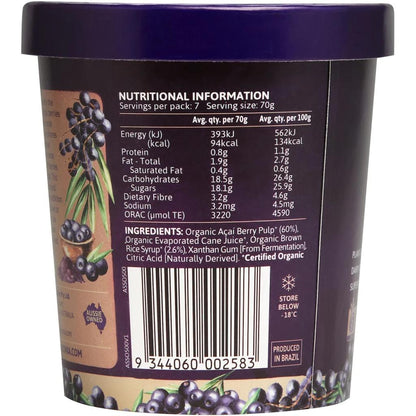 Raw Amazonia - Acai Sorbet 500g