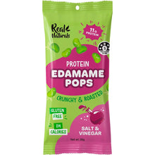 Real Naturals - Protein Edamame Pops Salt & Vinegar 26g
