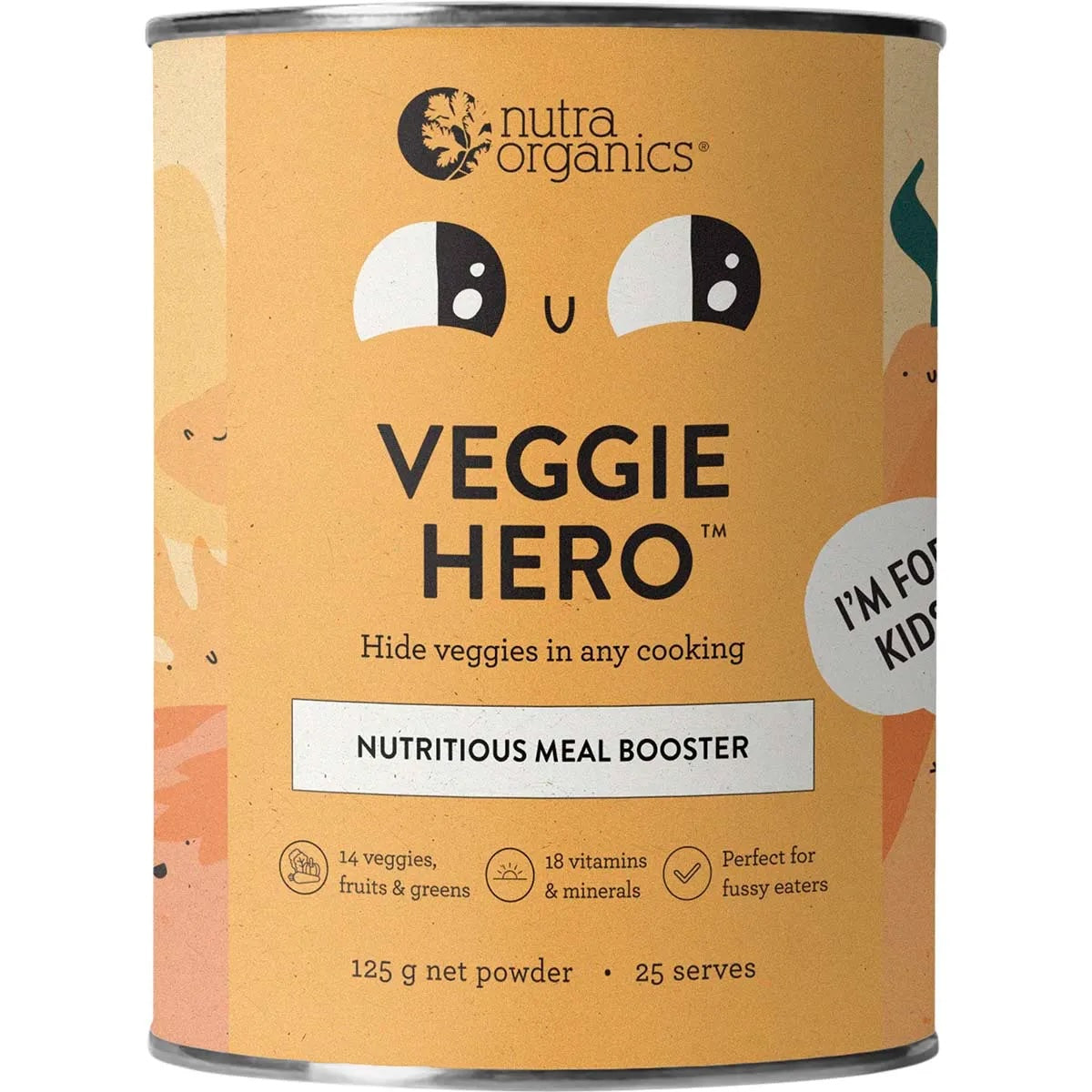 Nutra Organics - Veggie Hero 125g