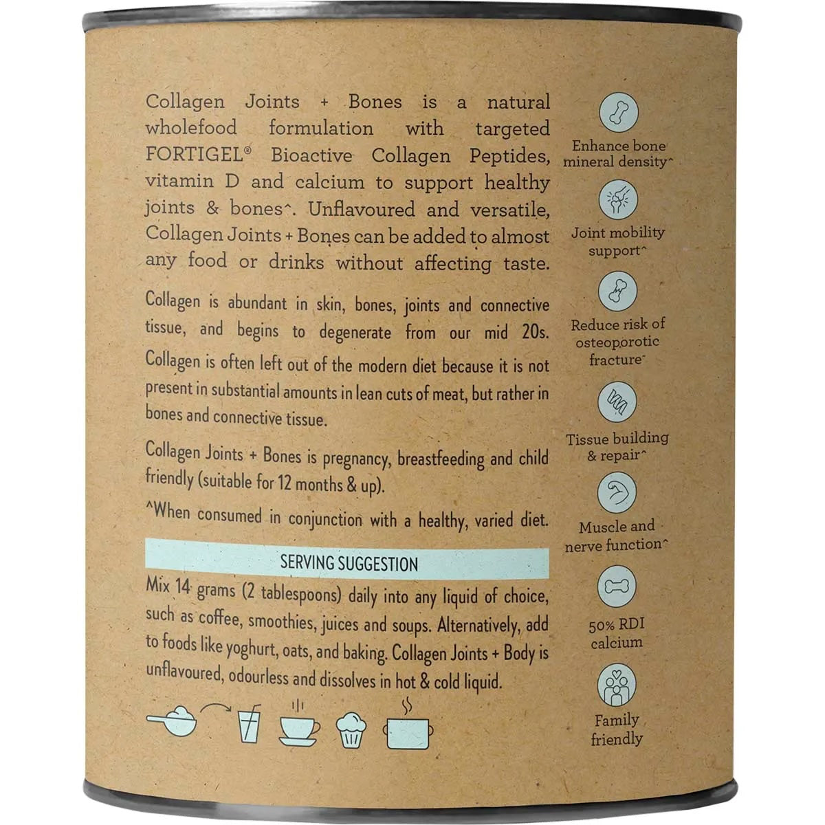 Nutra Organics - Collagen Joints + Bones 225g