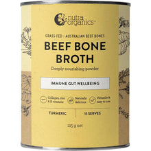 Nutra Organics - Beef Bone Broth Turmeric 125g