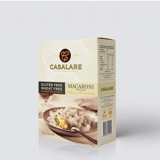 Casalare - Brown Rice Macaroni Twists 250g