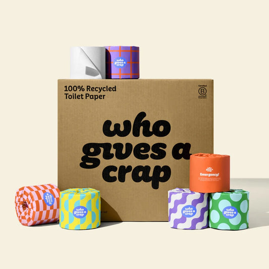 Who Gives A Crap - 100% Recycled Toilet Paper 48pk